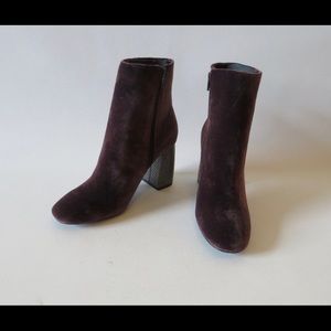 BCBGeneration Velvet “Alison” Booties Size 9